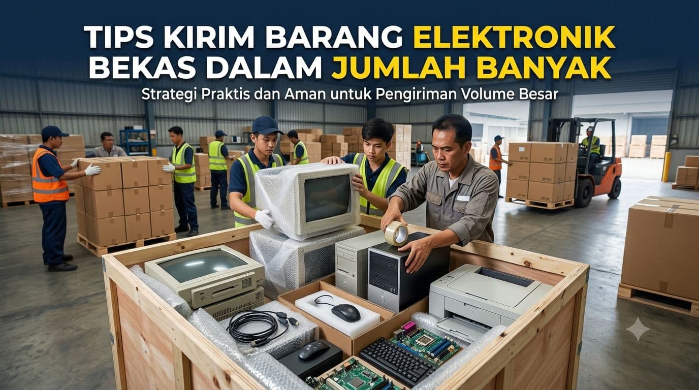 Tips Kirim Barang Elektronik Bekas dalam Jumlah Banyak